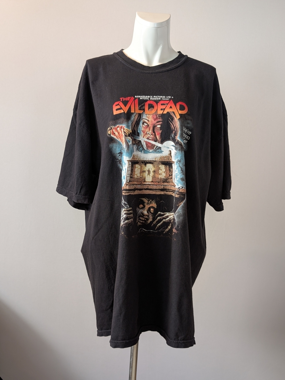 The Evil Dead mystic museum Graphic Tee Black Men's Shirt Sz XXL Deadites Horror